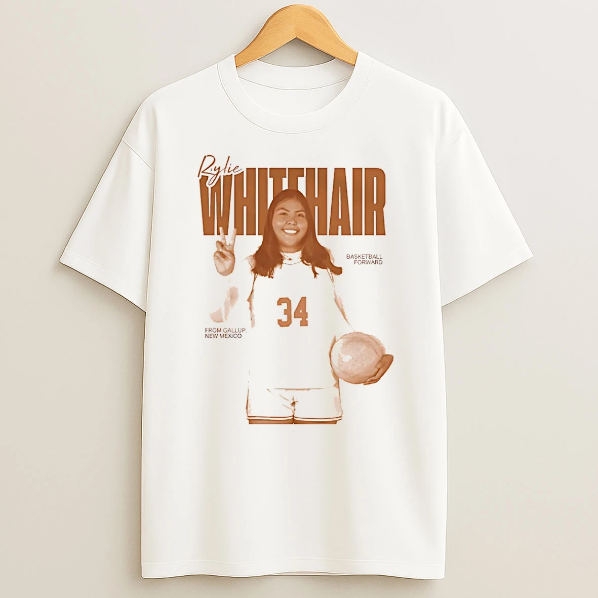 Rylie Whitehair Ut Rio Grande Valley Vaqueros Basketball Forward Vintage Shirts