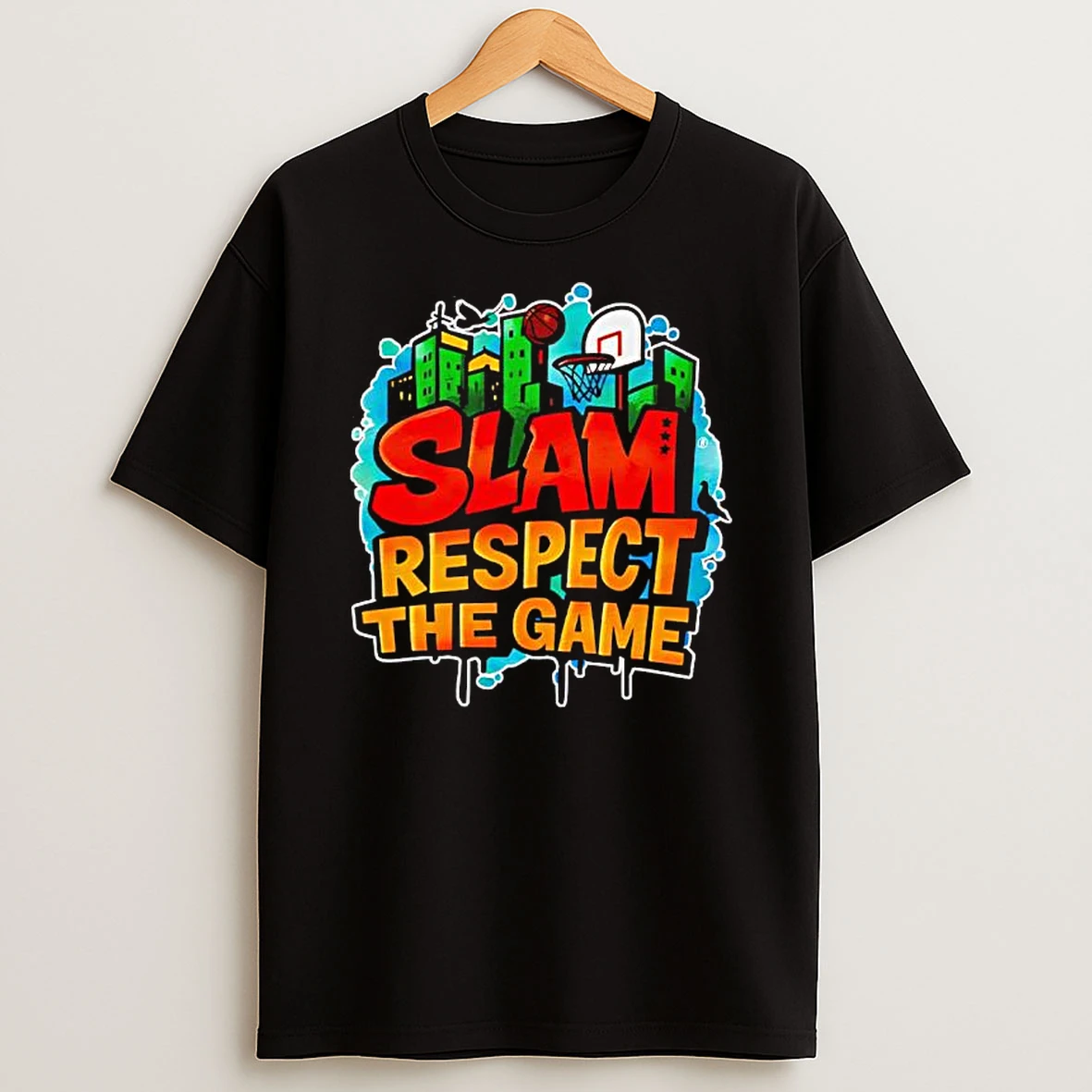 Slam Respect The Game Graphic Shirts