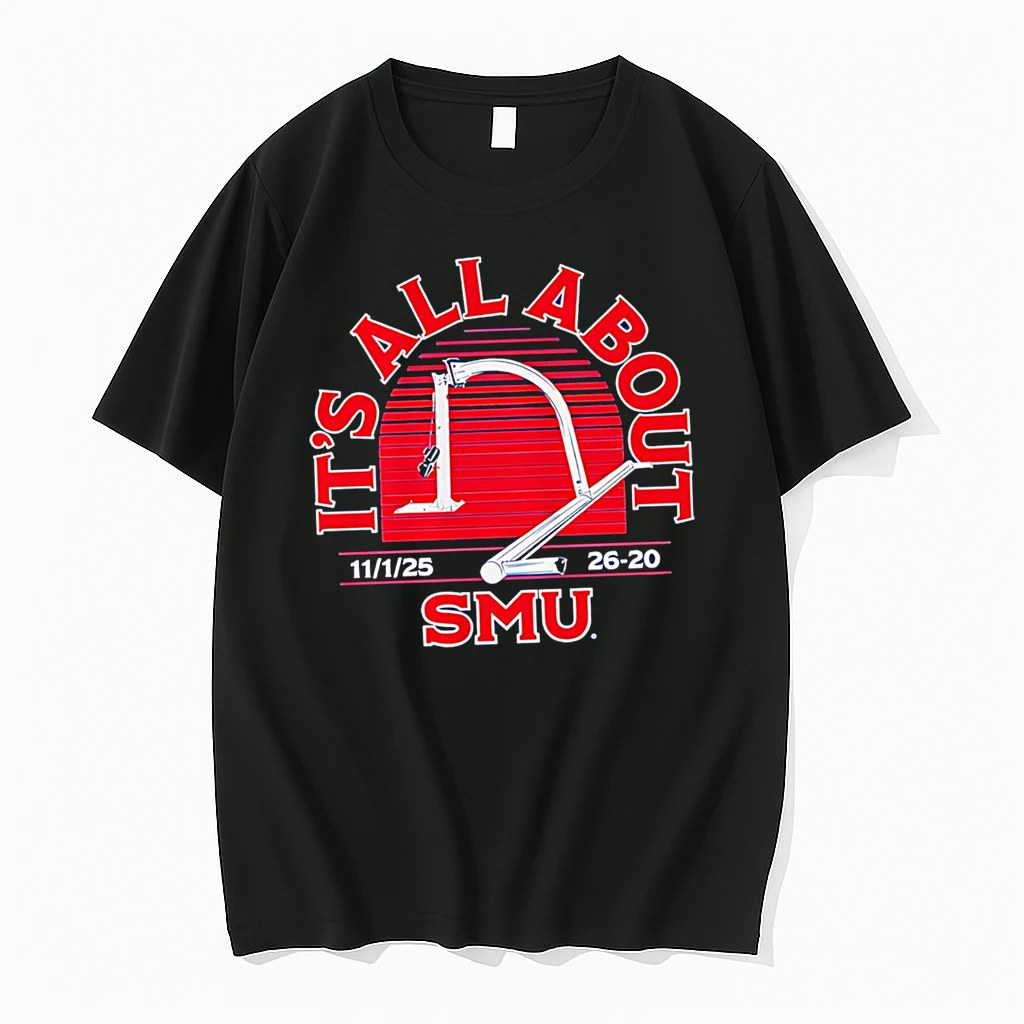 Smu Football Red Its All About Smu 2025 Shirts