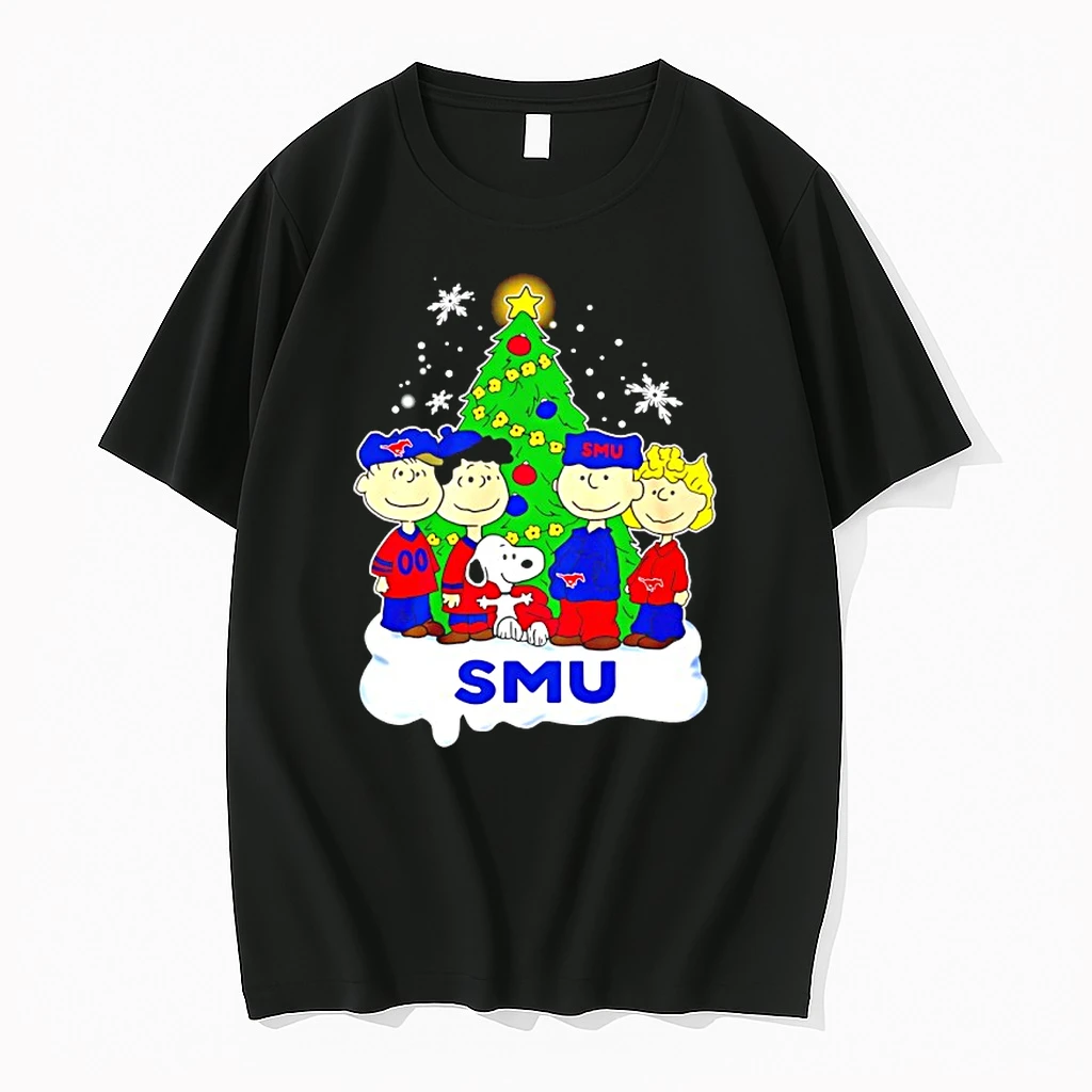 Smu Mustangs Snoopy And The Peanuts Christmas 2025 Shirts