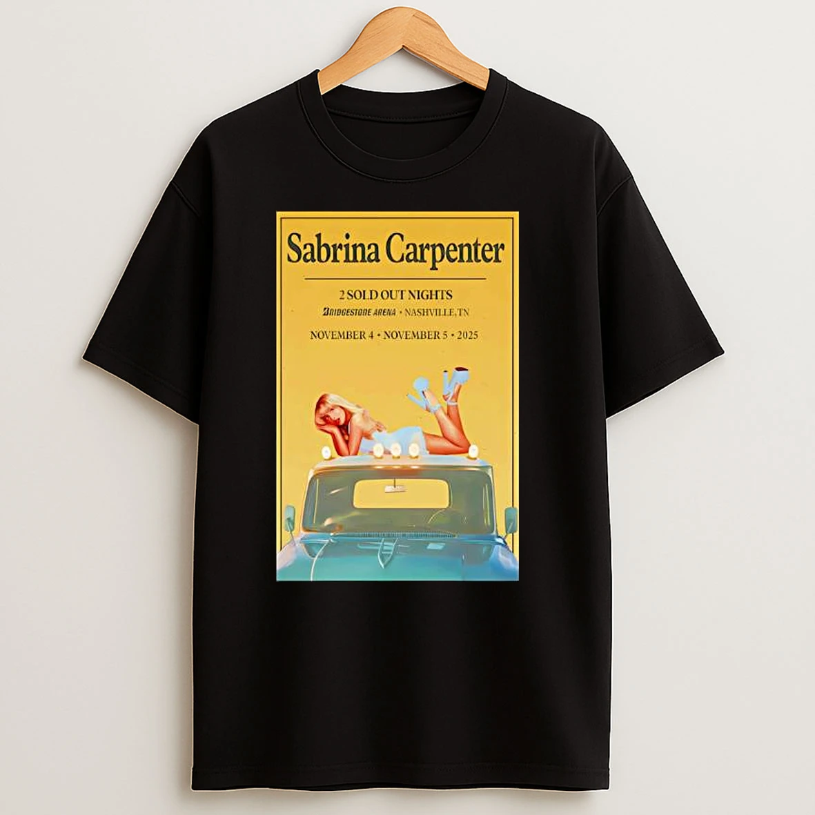 Sabrina Carpenter Tour 2025 Nashville Tn T Shirts