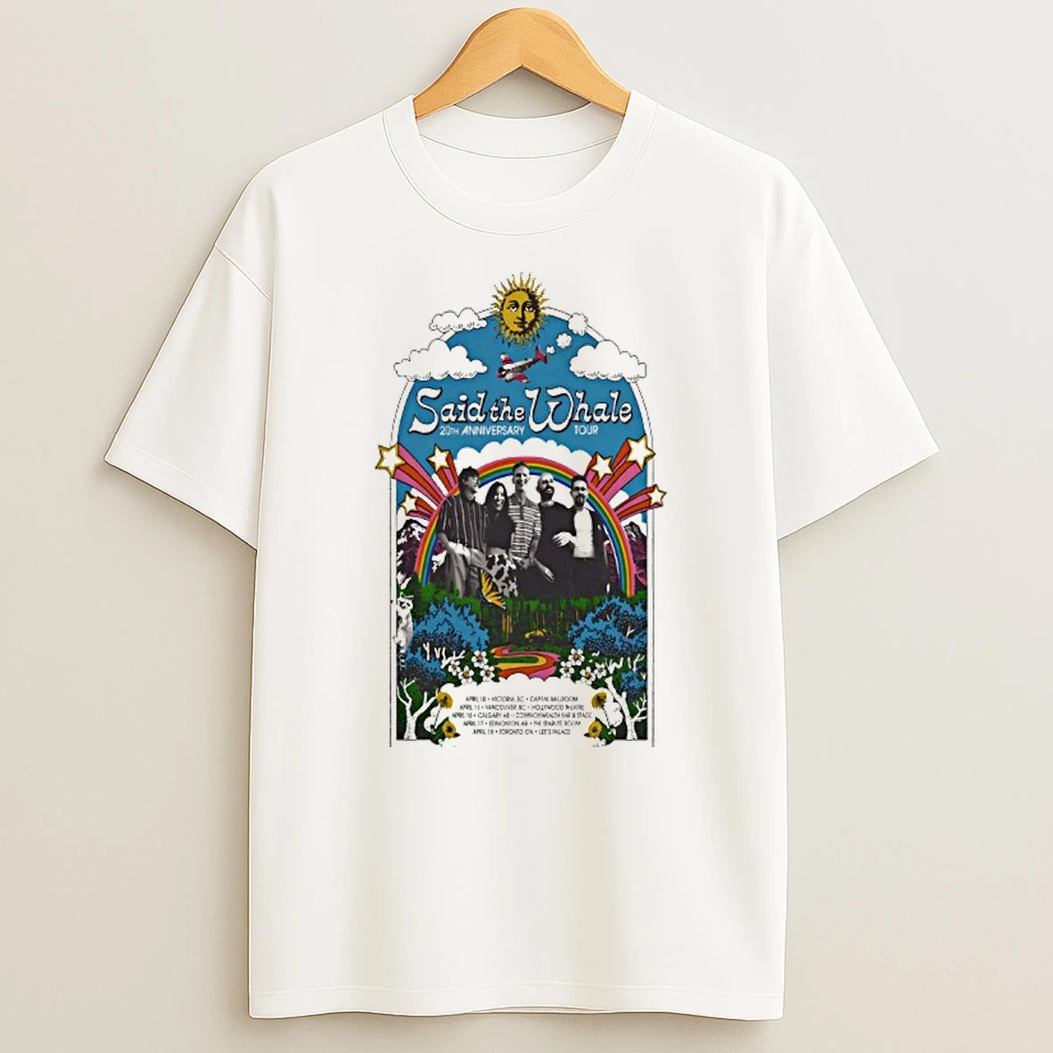 Said The Whale 20th Anniversary Tour 26 Shirts