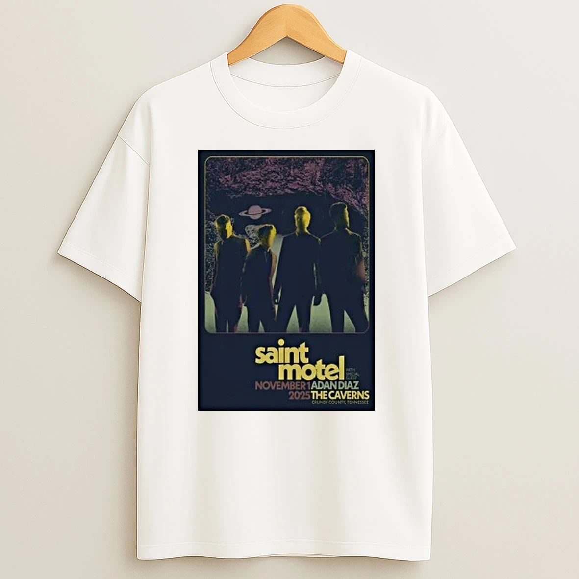Saint Motel At The Caverns On Nov 1 2025 Shirts