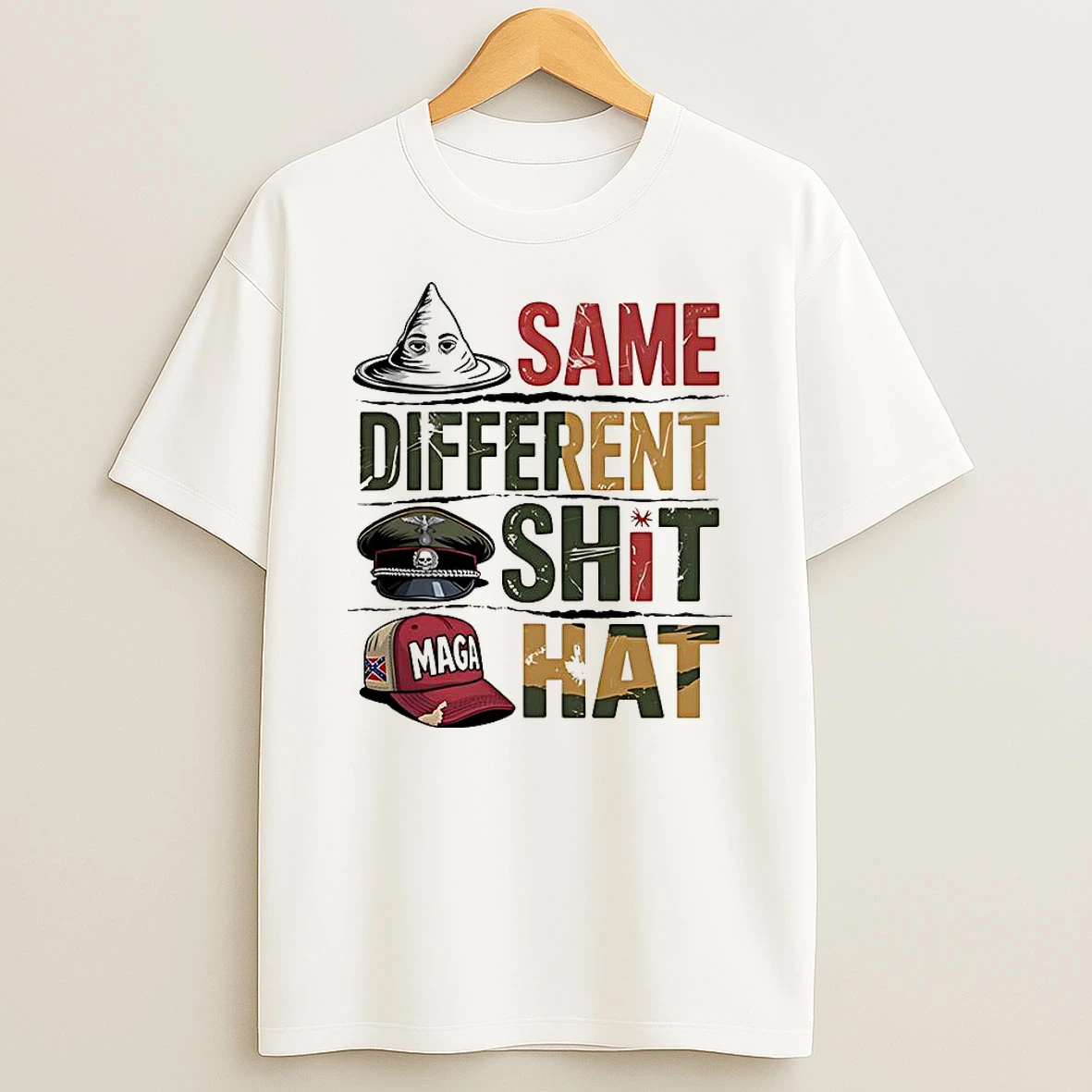 Same Different Shit Hat Shirts