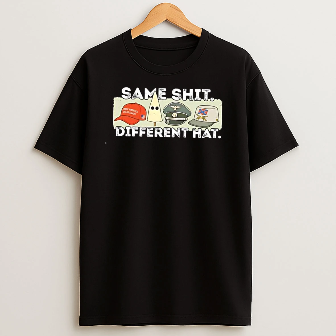Same Shit Different Hat Christmas Gift Maga Red Hat T Shirts
