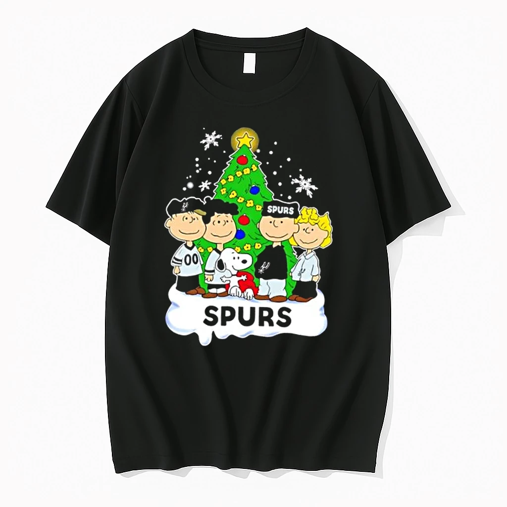 San Antonio Spurs X Peanuts Snoopy And Friends Christmas Tree Shirts