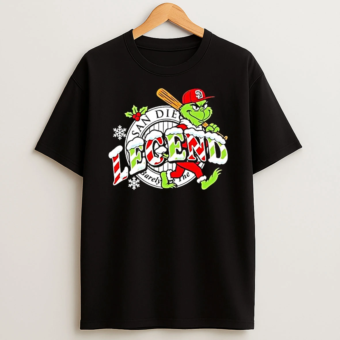 San Diego Padres Legend Grinch Christmas Shirts