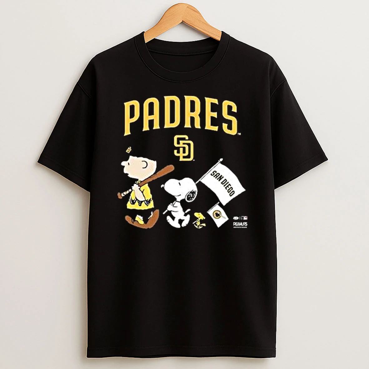 San Diego Padres Peanuts Flag Shirts