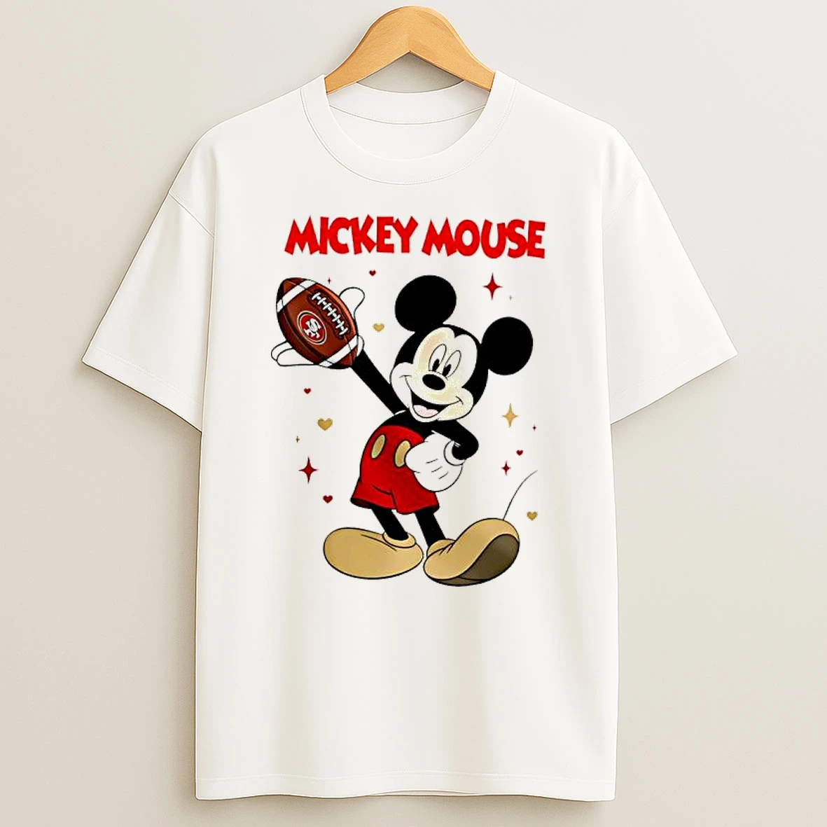 San Francisco 49ers Mickey Mouse Player 2025 Shirts