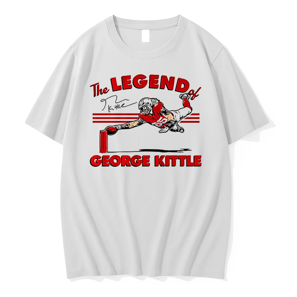 San Francisco 49ers Football The Legend Of George Kittle Signature Shirts
