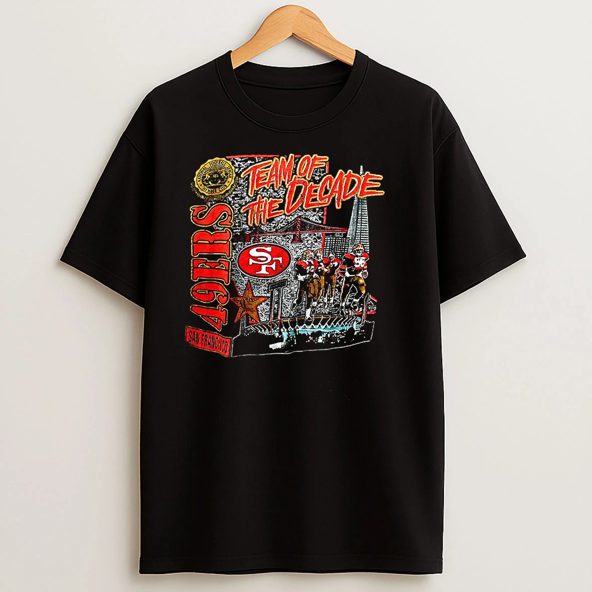 San Francisco 49ers Team Of The Decade 90s Vintage T Shirts