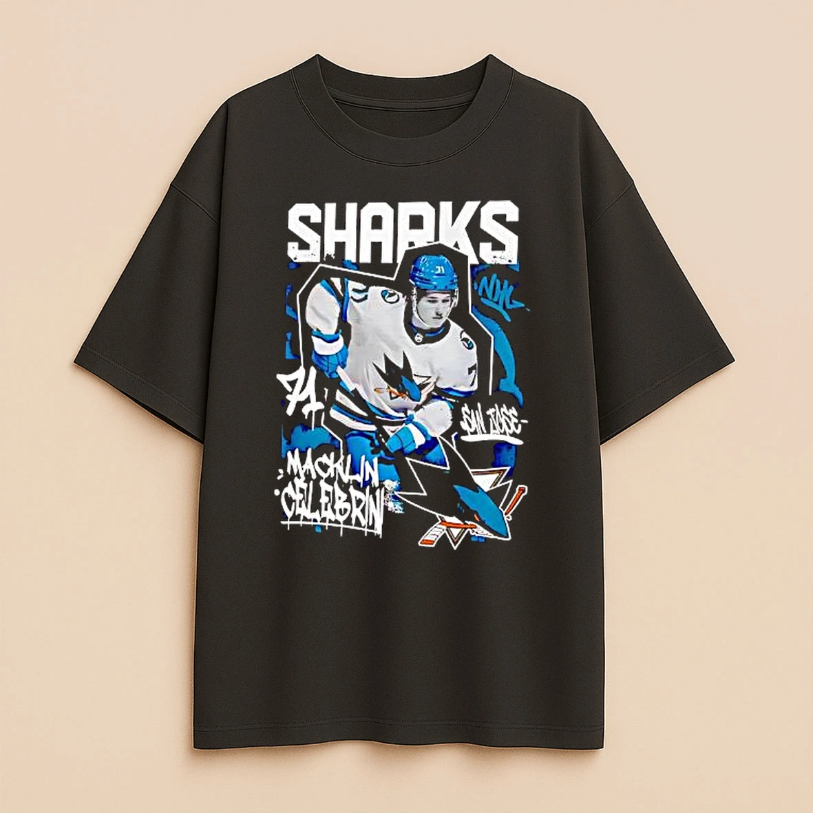 San Jose Sharks Macklin Celebrini Star Moment Premium Shirt Sweater
