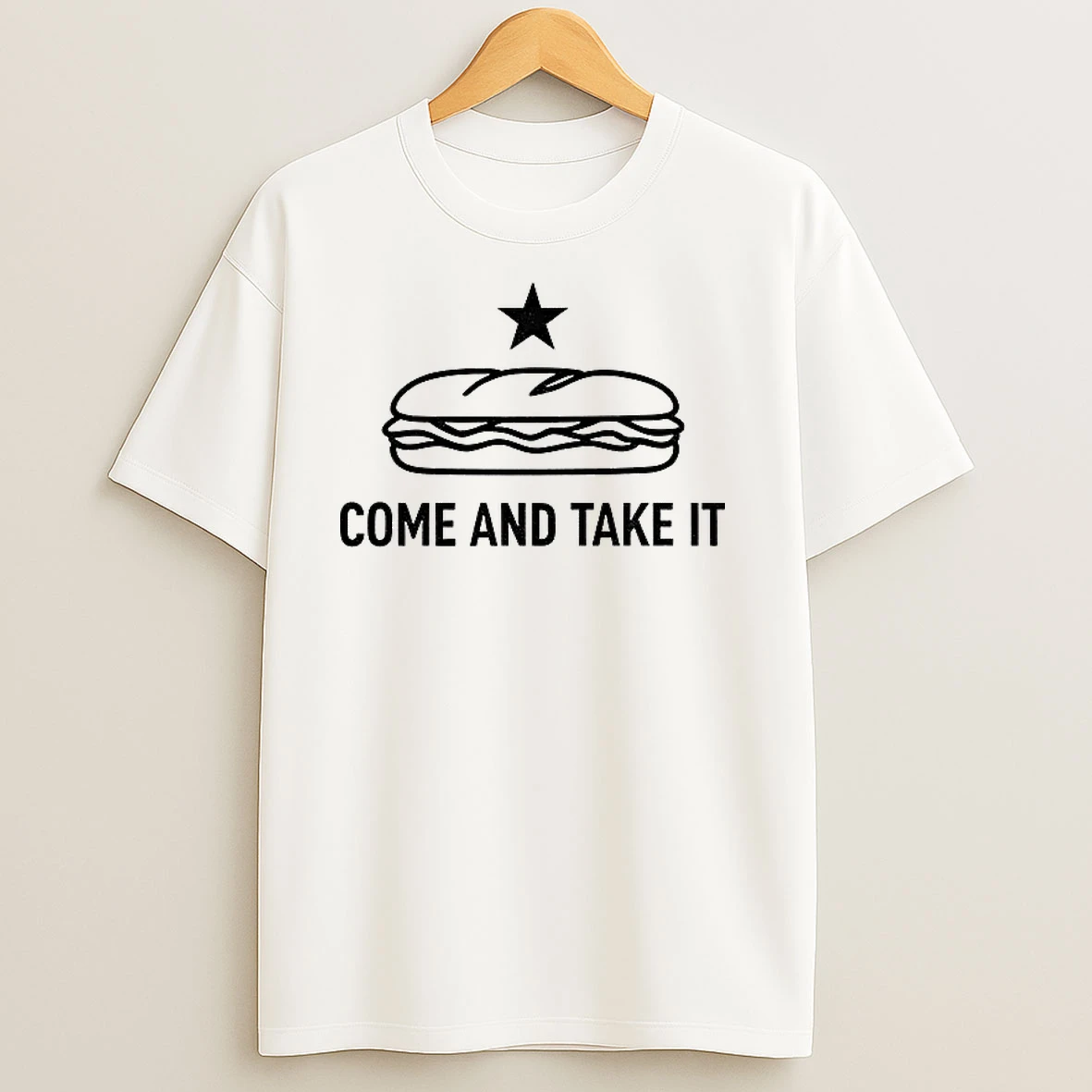 Sandwich Guy Prevent Fascism Come And Take It T Shirts