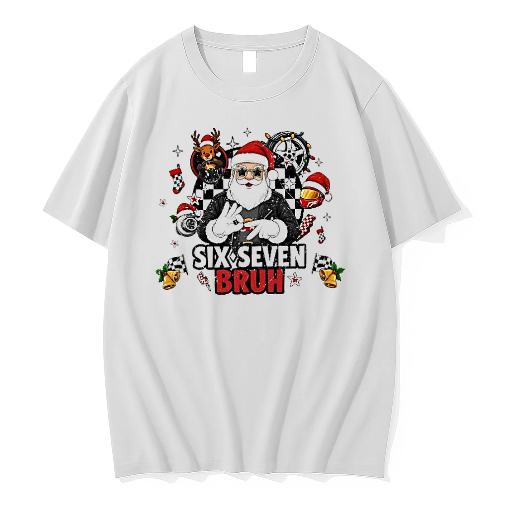 Santa Bruh Six Seven 6 7 Christmas Hip Hop Shirts