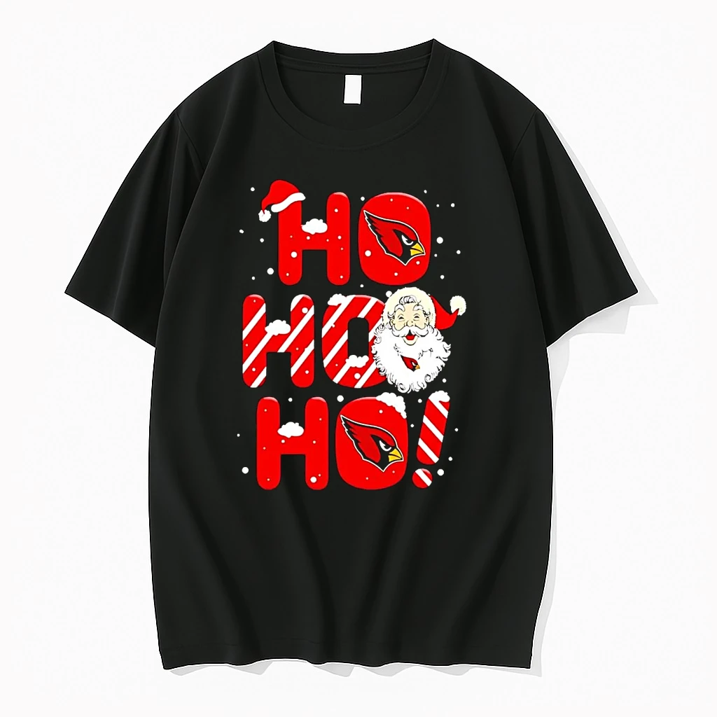 Santa Claus Arizona Cardinals Ho Ho Ho Merry Christmas Shirts