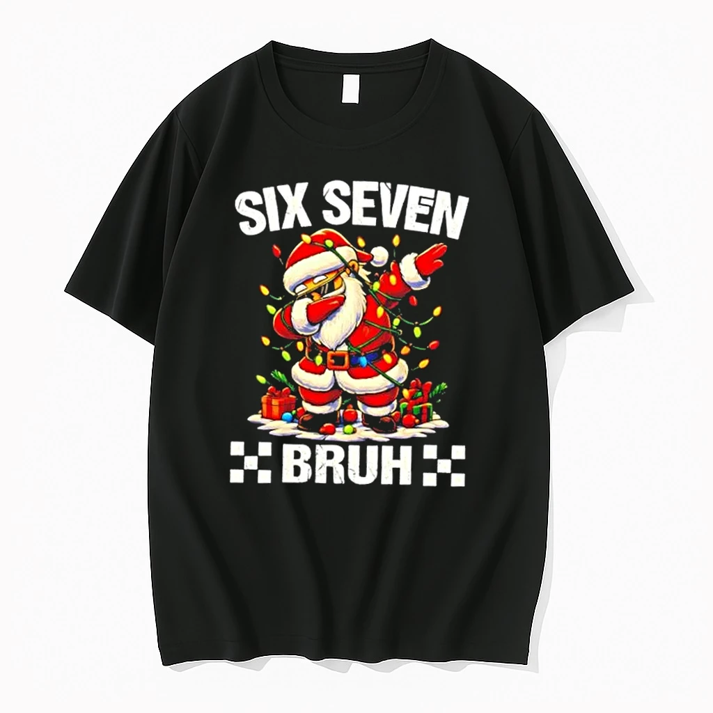Santa Claus Dabbing 67 Six Seven Bruh Christmas 6 7 Meme Shirts