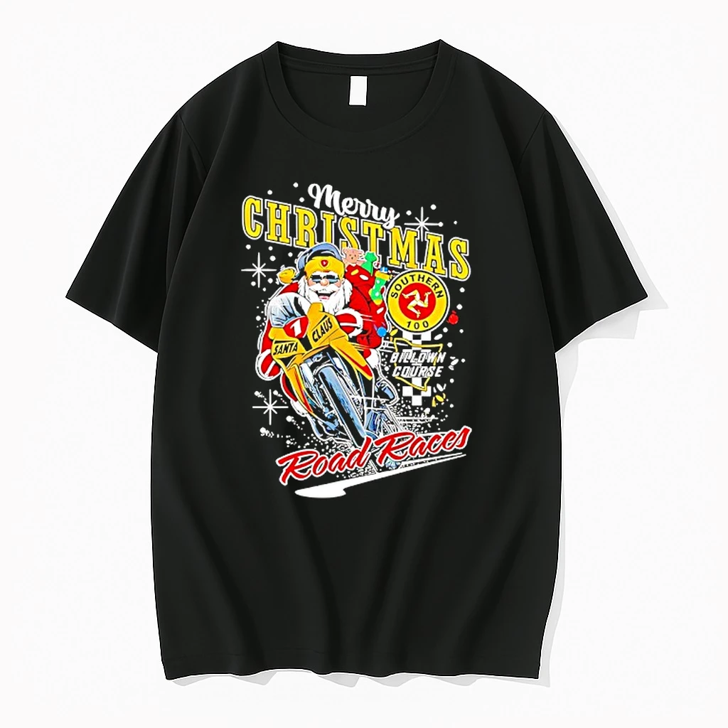 Santa Claus Merry Christmas Billown Course Road Races Shirts