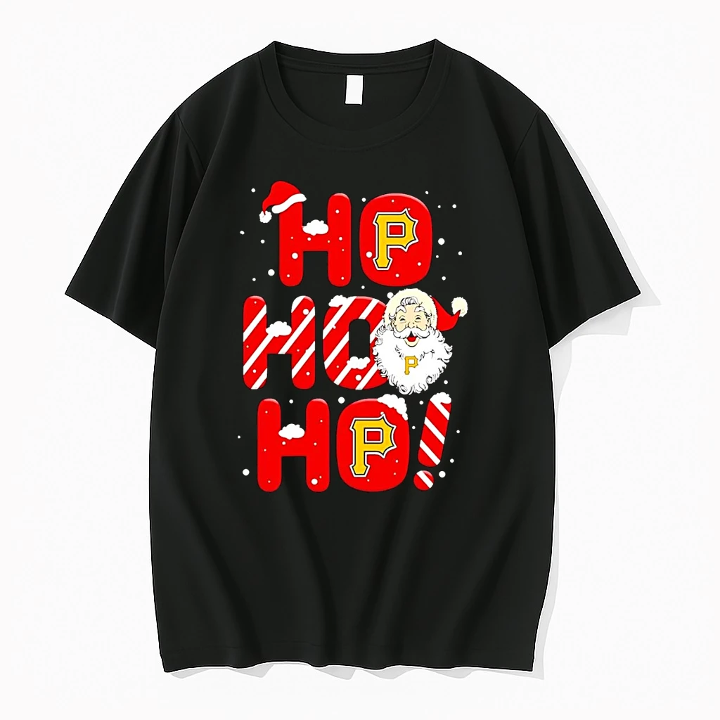Santa Claus Pittsburgh Pirates Ho Ho Ho Merry Christmas Shirts