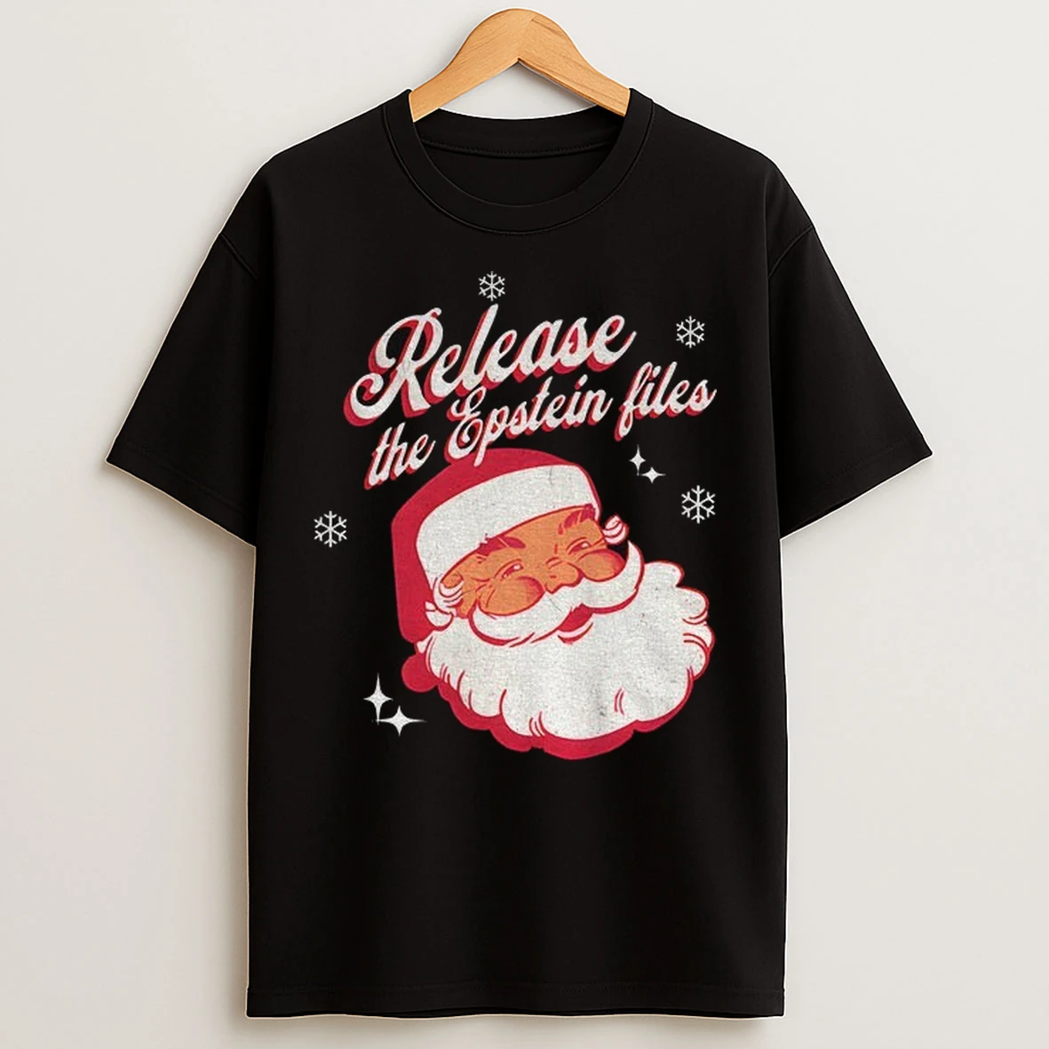 Santa Claus Release The Epstein Files Merry Christmas T Shirts