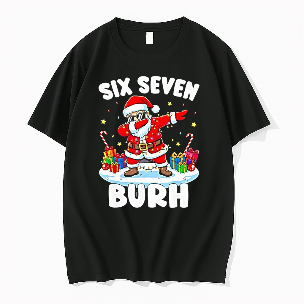 Santa Claus Posing Dab Six Seveb Brunh Christmas Funny Shirts