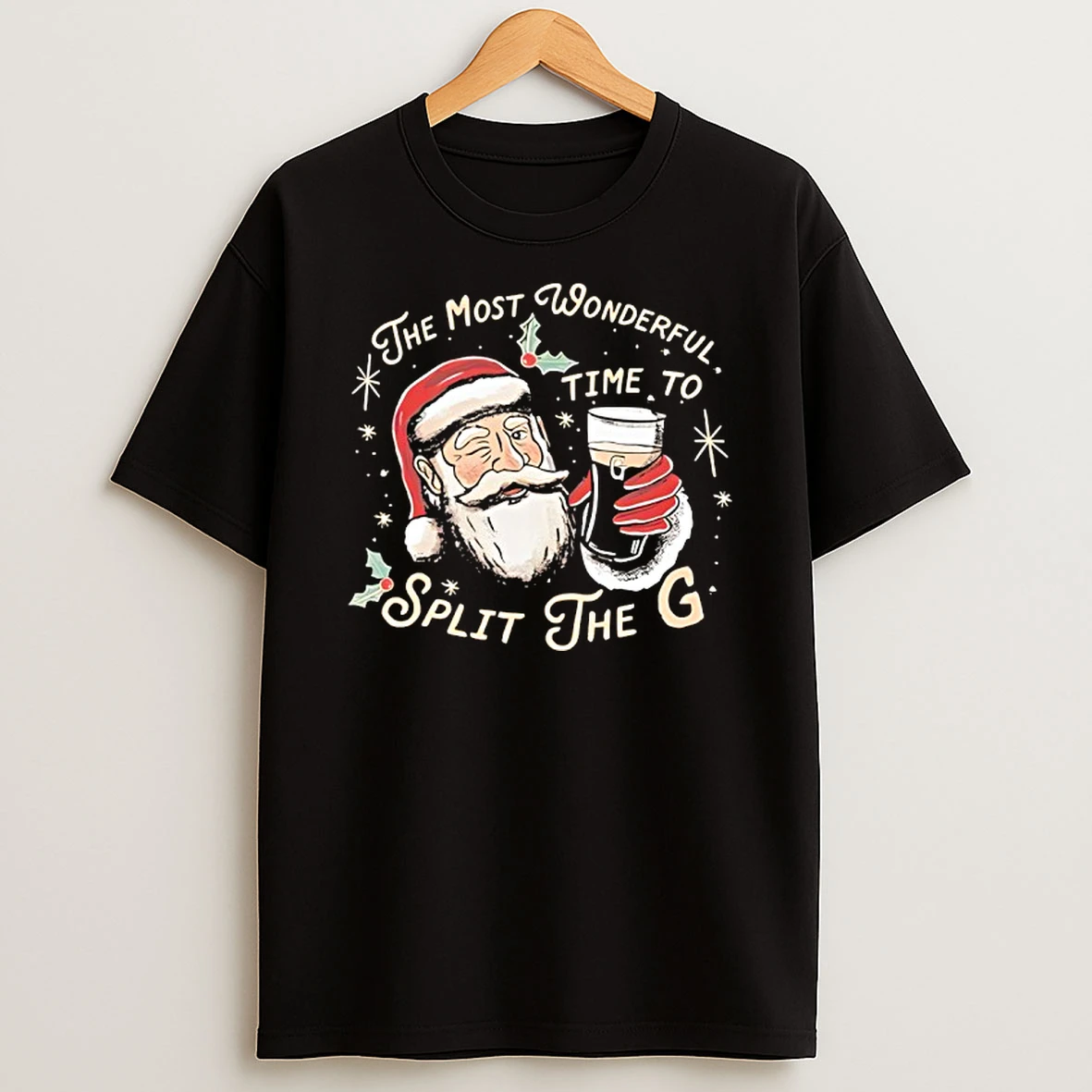 Santa Claus The Most Wonderful Time To Split The G Christmas Shirts