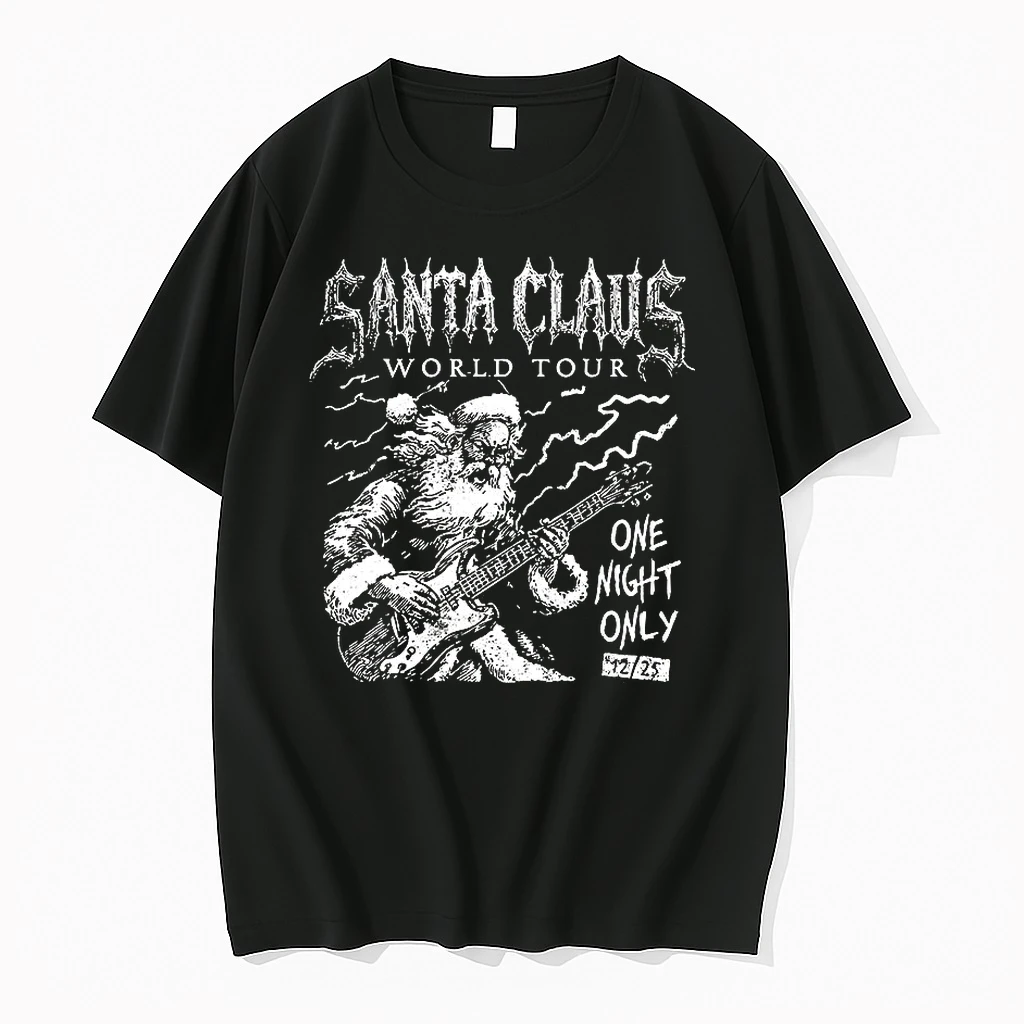 Santa Claus World Tour One Night Only Christmas Shirts