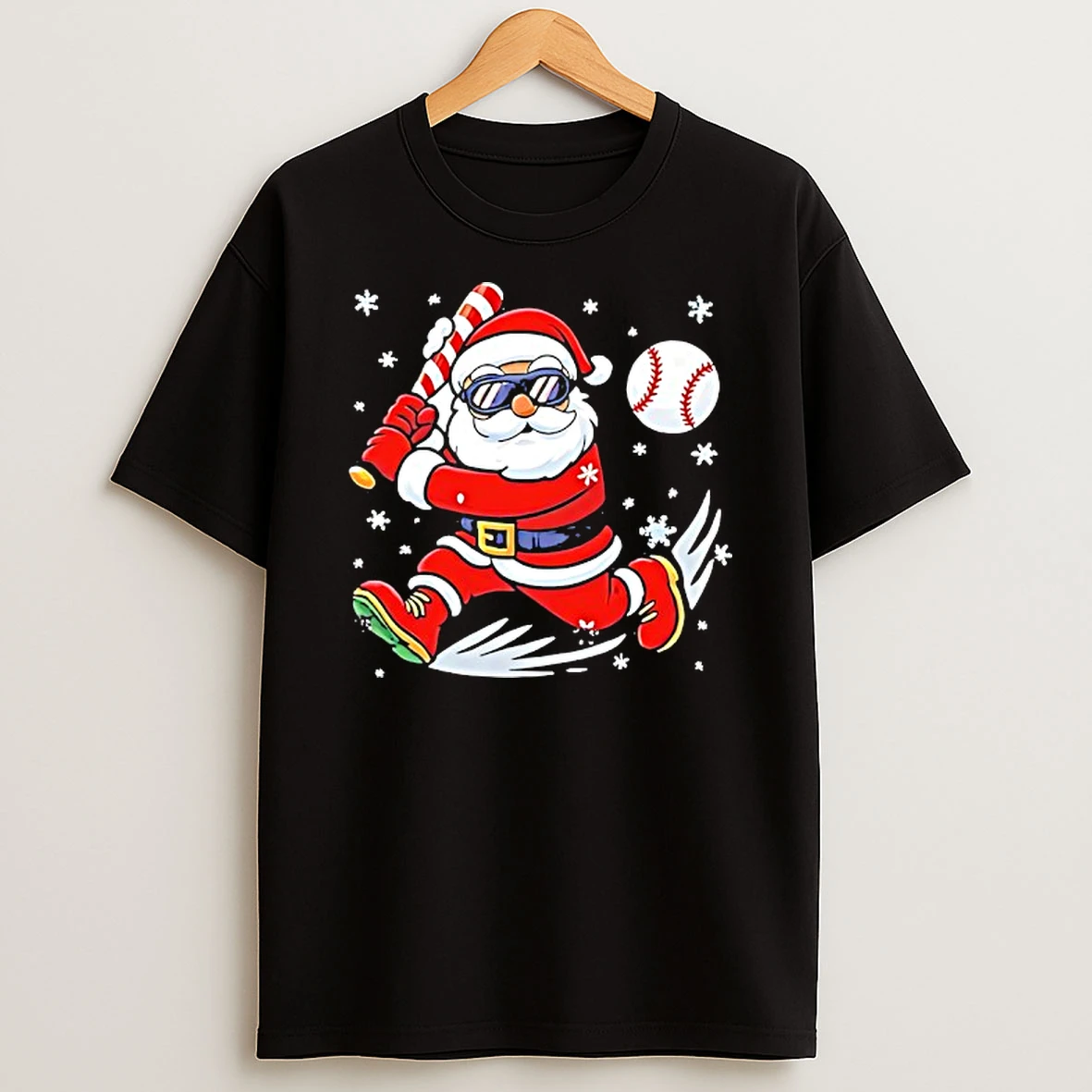 Santa Clause Baseball Merry Christmas Shirts