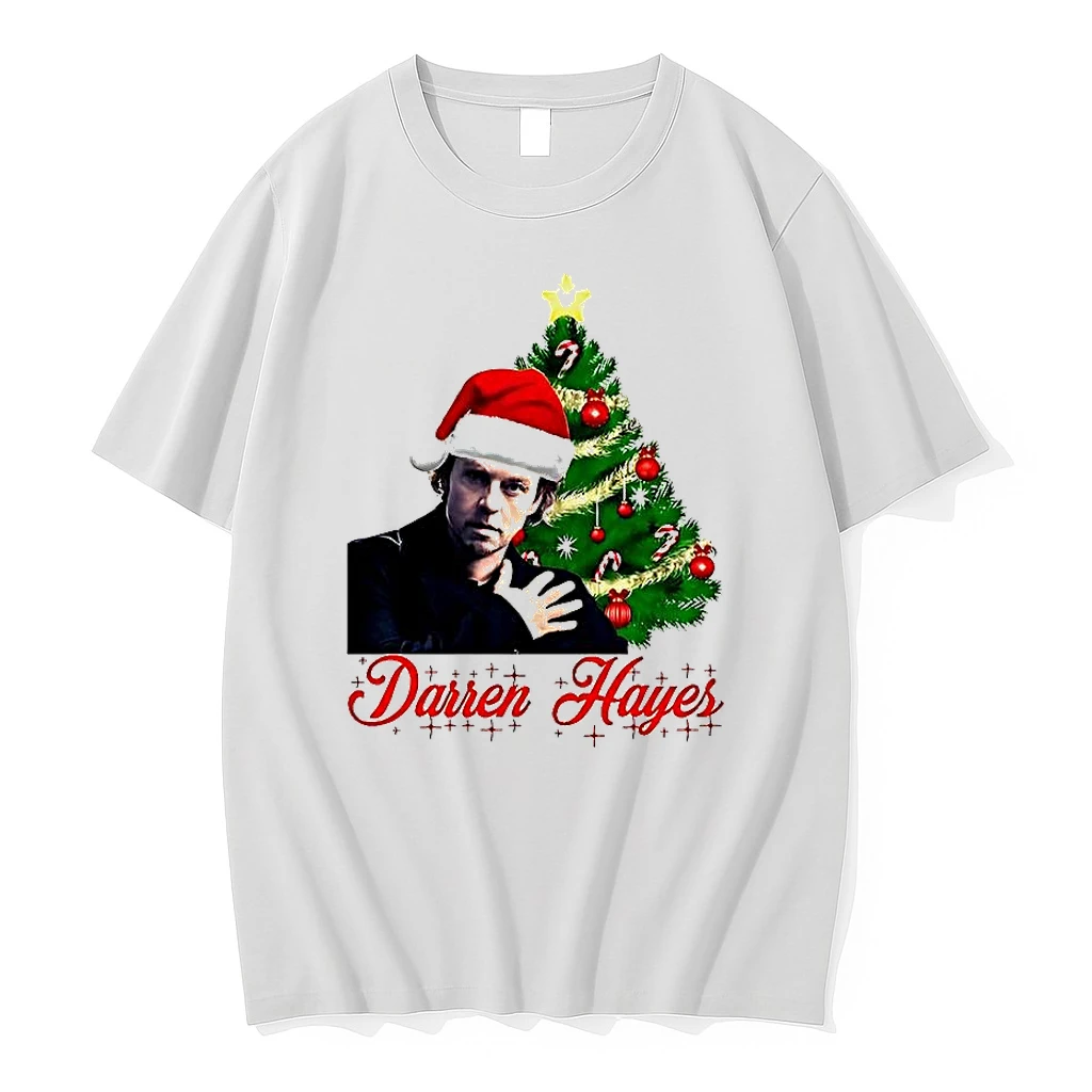 Santa Darren Hayes Christmas Tree Shirts