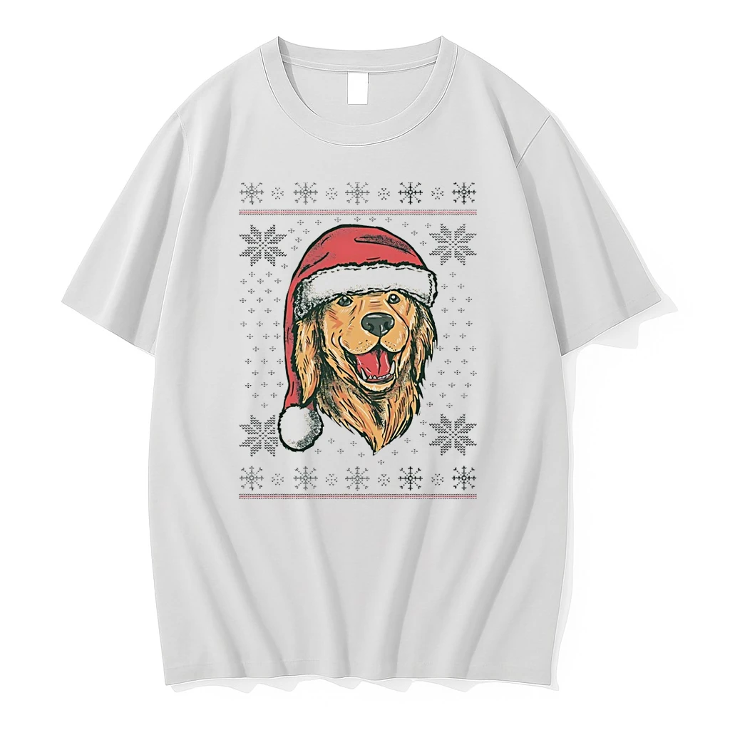 Santa Dog Christmas Ugly Shirts