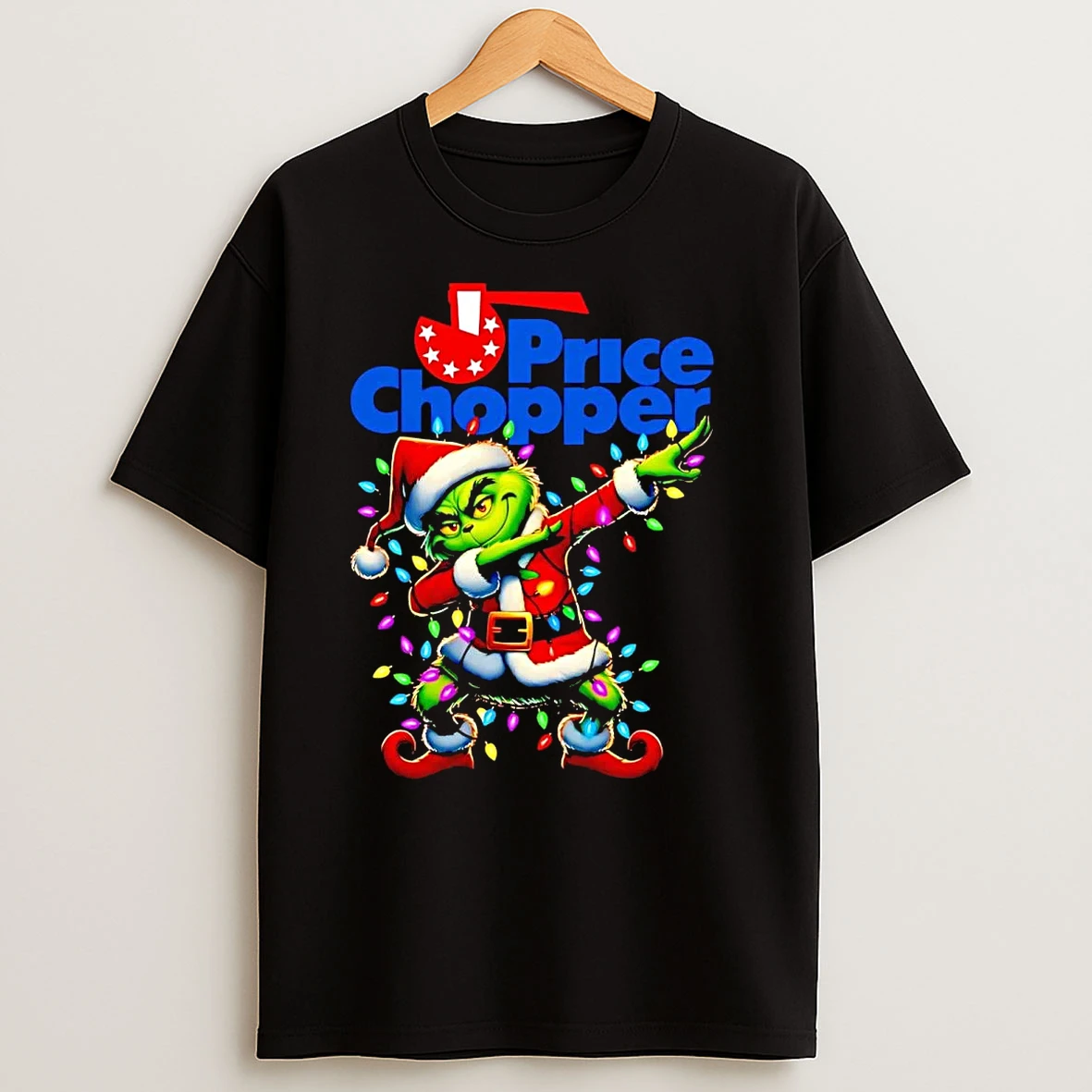 Santa Grinch Dabbing Price Chopper Christmas T Shirts