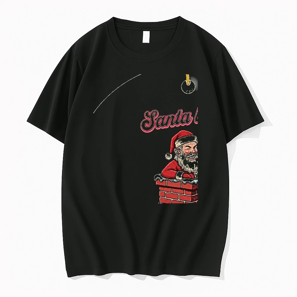 Santa Loves Going Down Merry Christmas Shirts