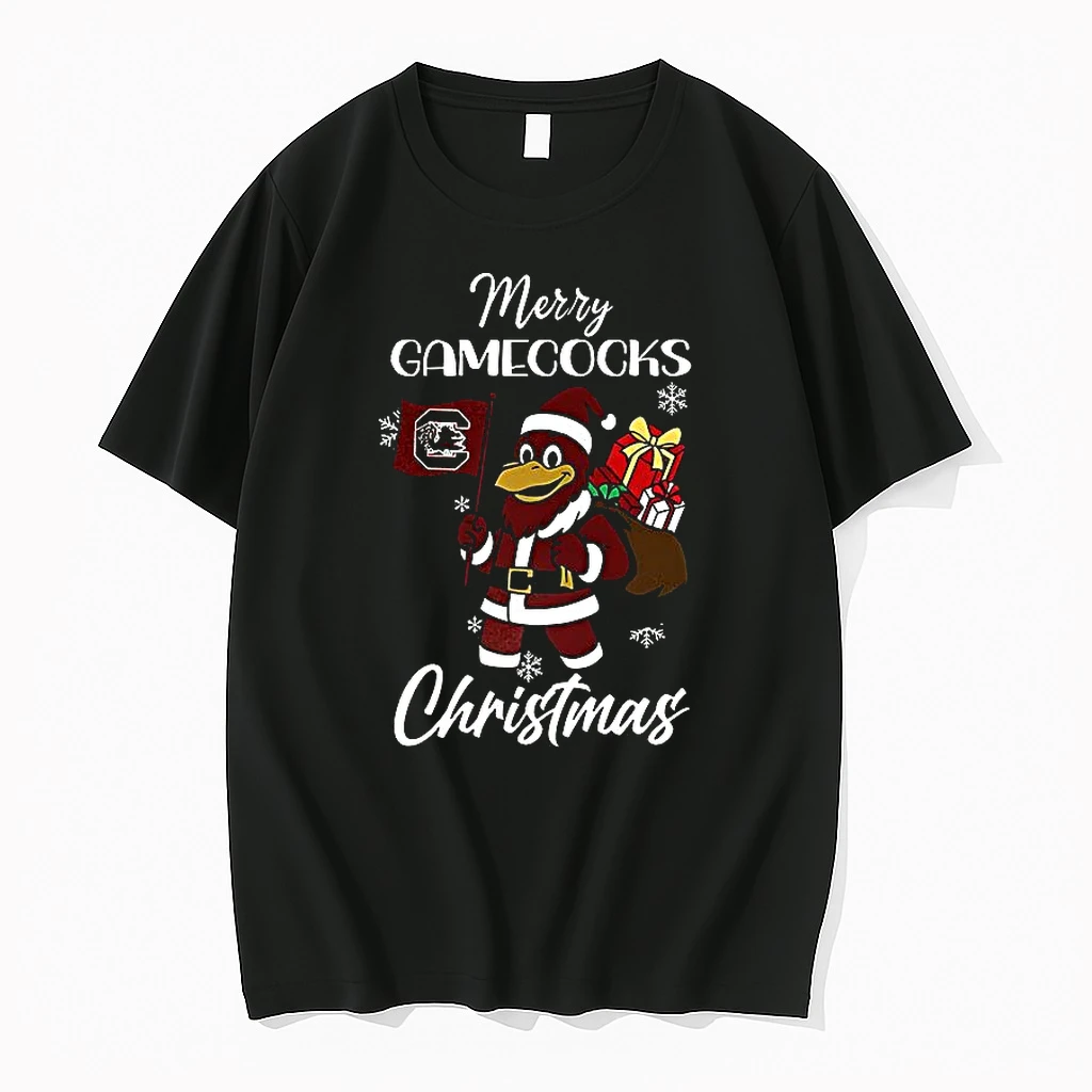 Santa Merry South Carolina Gamecocks Mascot Merry Christmas 2025 Shirts