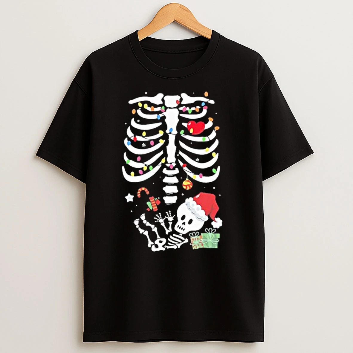 Santa Skull Merry Christmas T Shirts