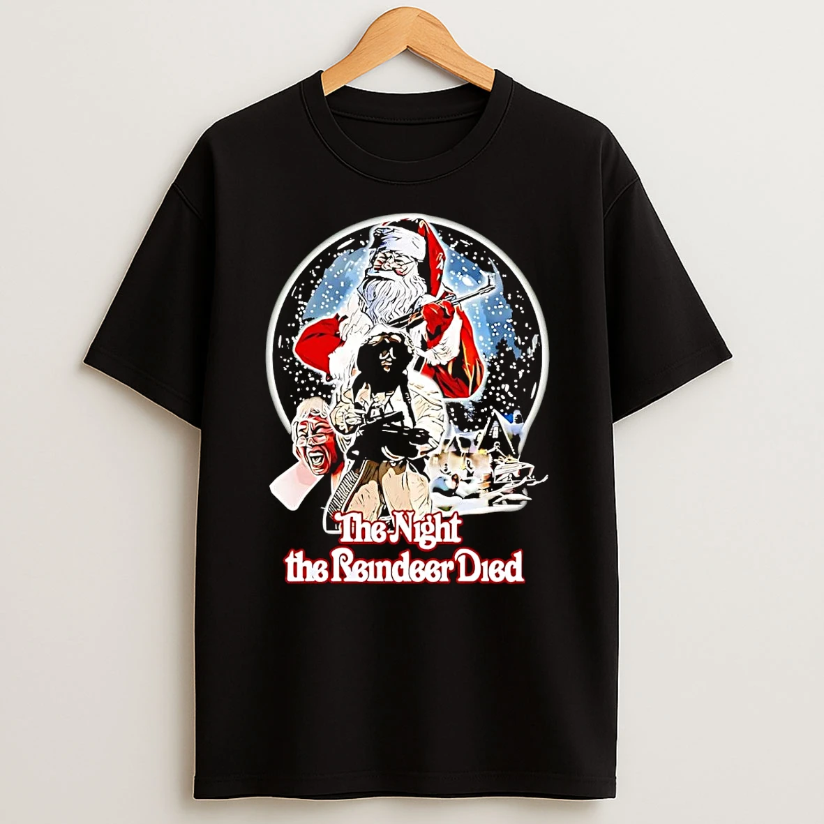 Santa The Night The Reindeer Died Christmas Shirts