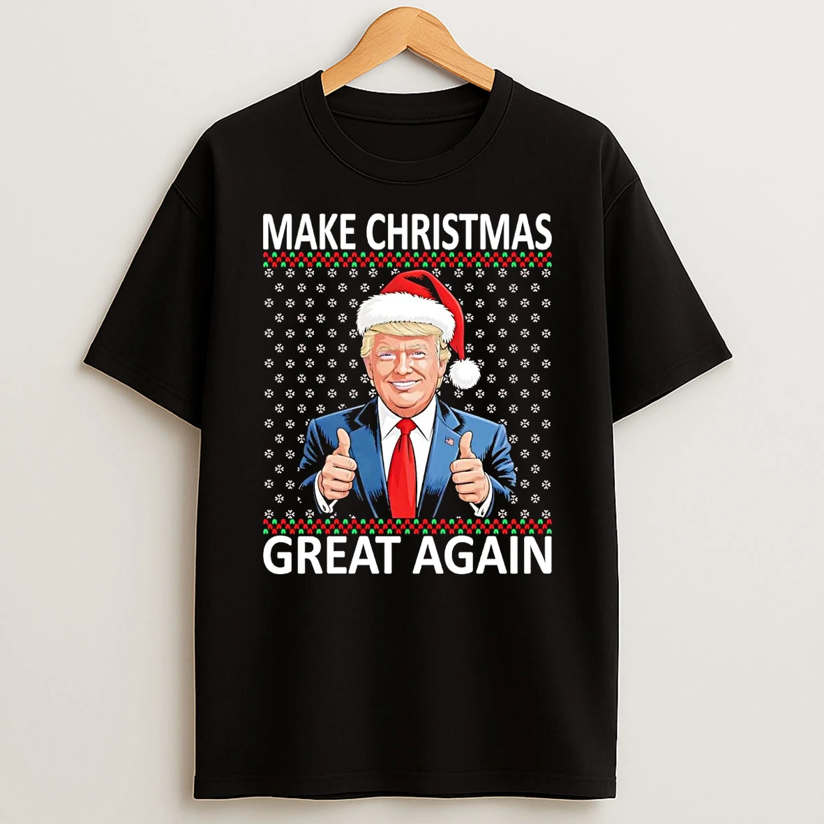 Santa Trump Make Christmas Great Again Shirts