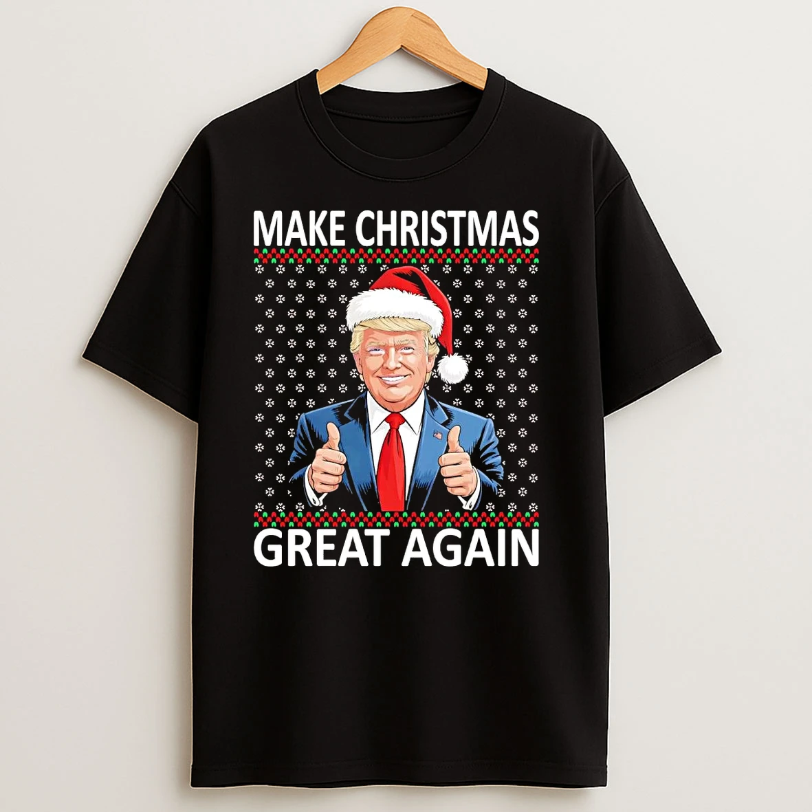 Santa Trump Make Christmas Great Again T Shirts