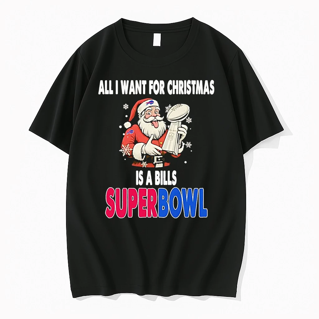 Santa All I Want For Christmas Is A Buffalo Bills Super Bowl Trophy Shirts
