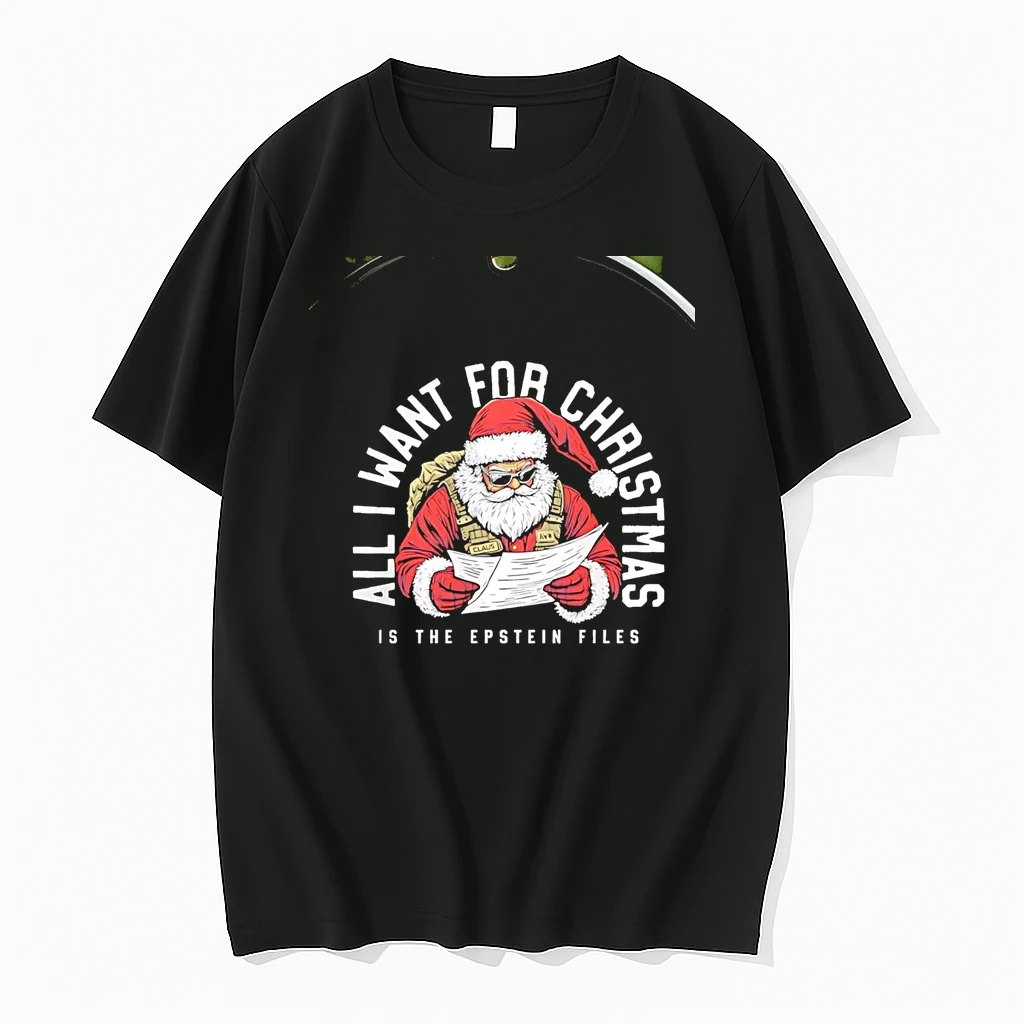 Santa All I Want For Christmas Is The Epstein Files Chriast Shirts