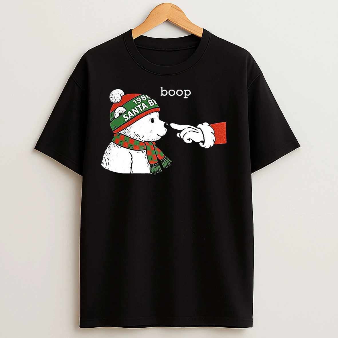 Santa Bear Boop Minnesota 1986 T Shirts