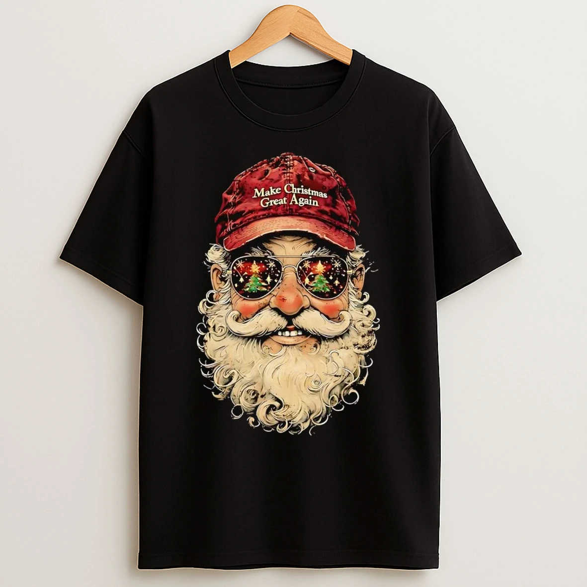 Santa Claus Maga Make Christmas Great Again T Shirts
