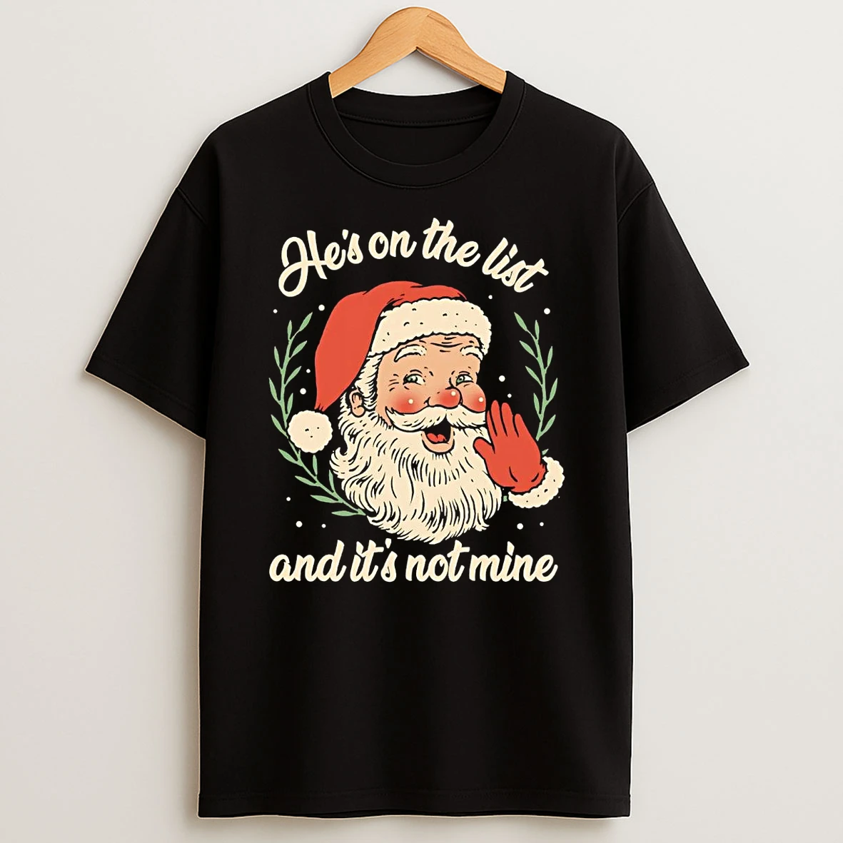 Santa Hes On The List And Its Not Mine Anti Trump Epstein List Shirts