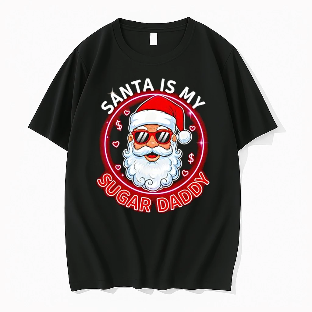 Santa Is My Sugar Daddy Christmas Shirts