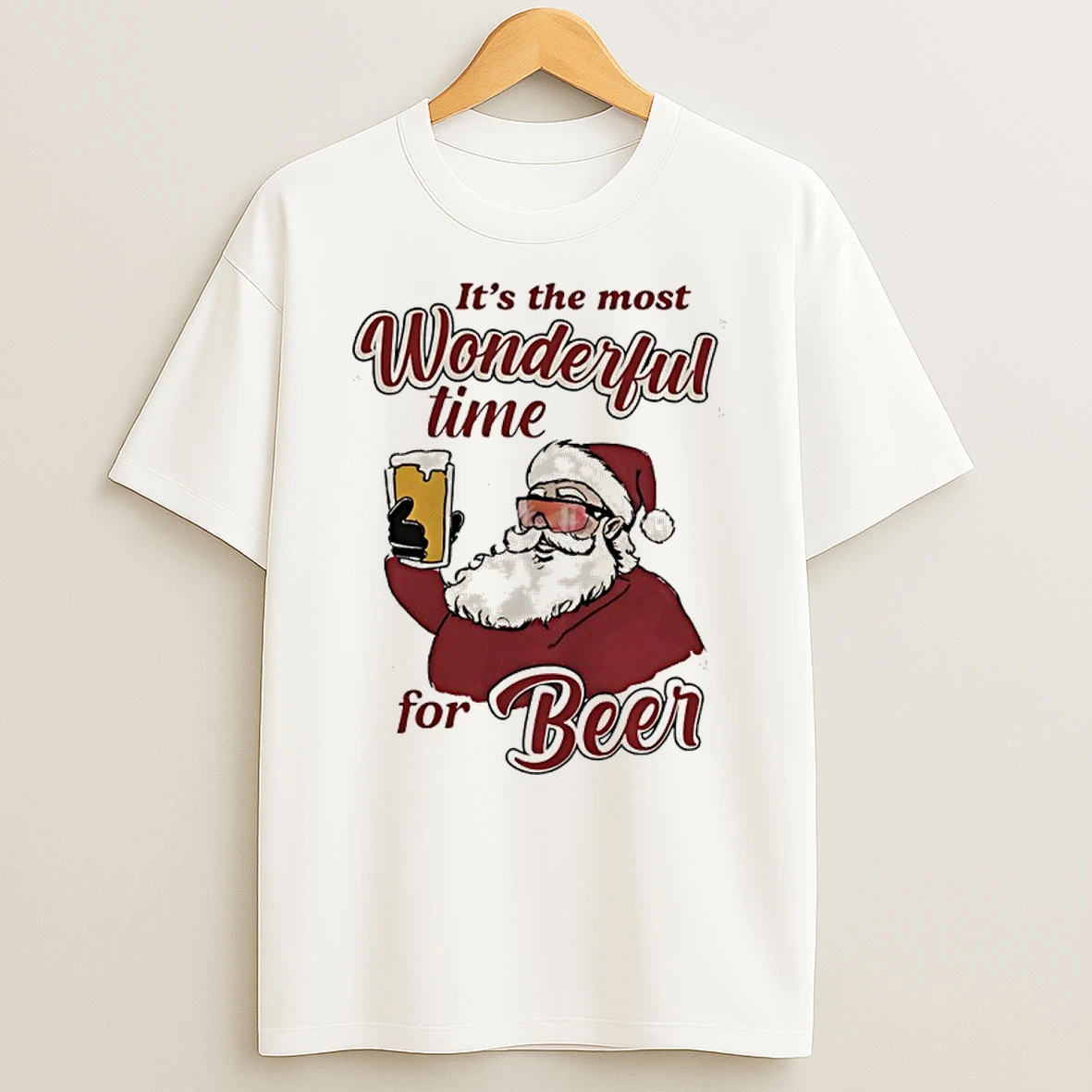 Santa Its The Most Wonderful Time For Beer Shirts