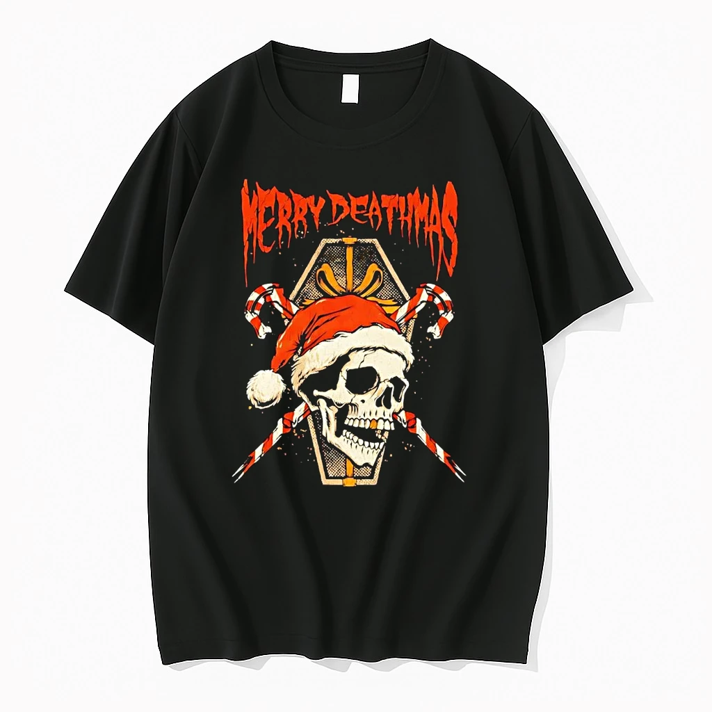 Santa Skull Merry Deathmas Christmas Shirts