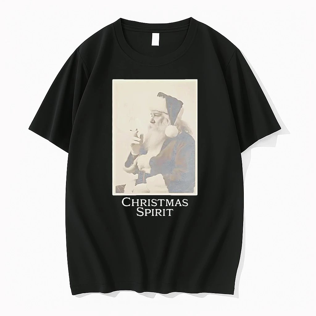 Santa Smoking Christmas Spirit Shirts