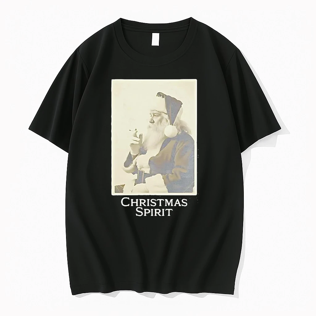 Santa Smoking Cigs Christmas Spirit Shirts