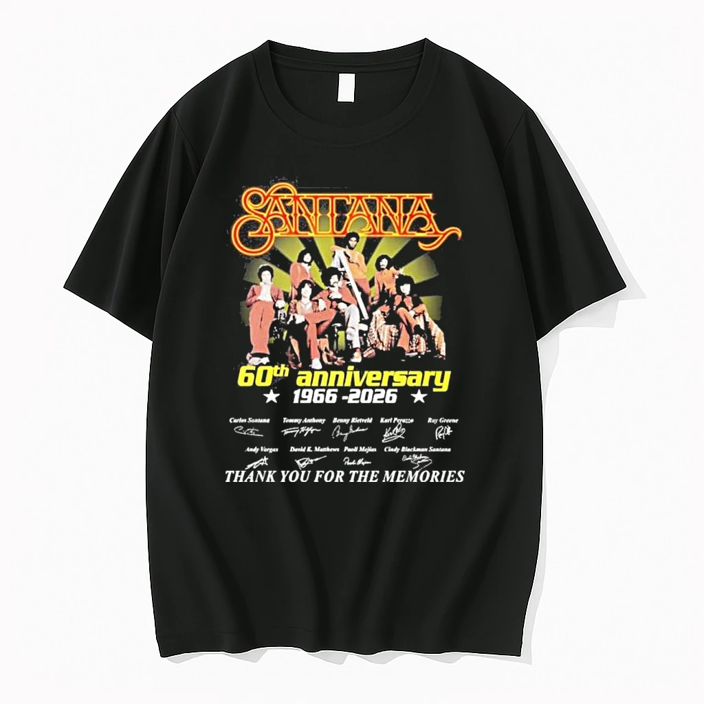 Santana 60th Anniversary 1966 2026 Thank You For The Memories Shirts