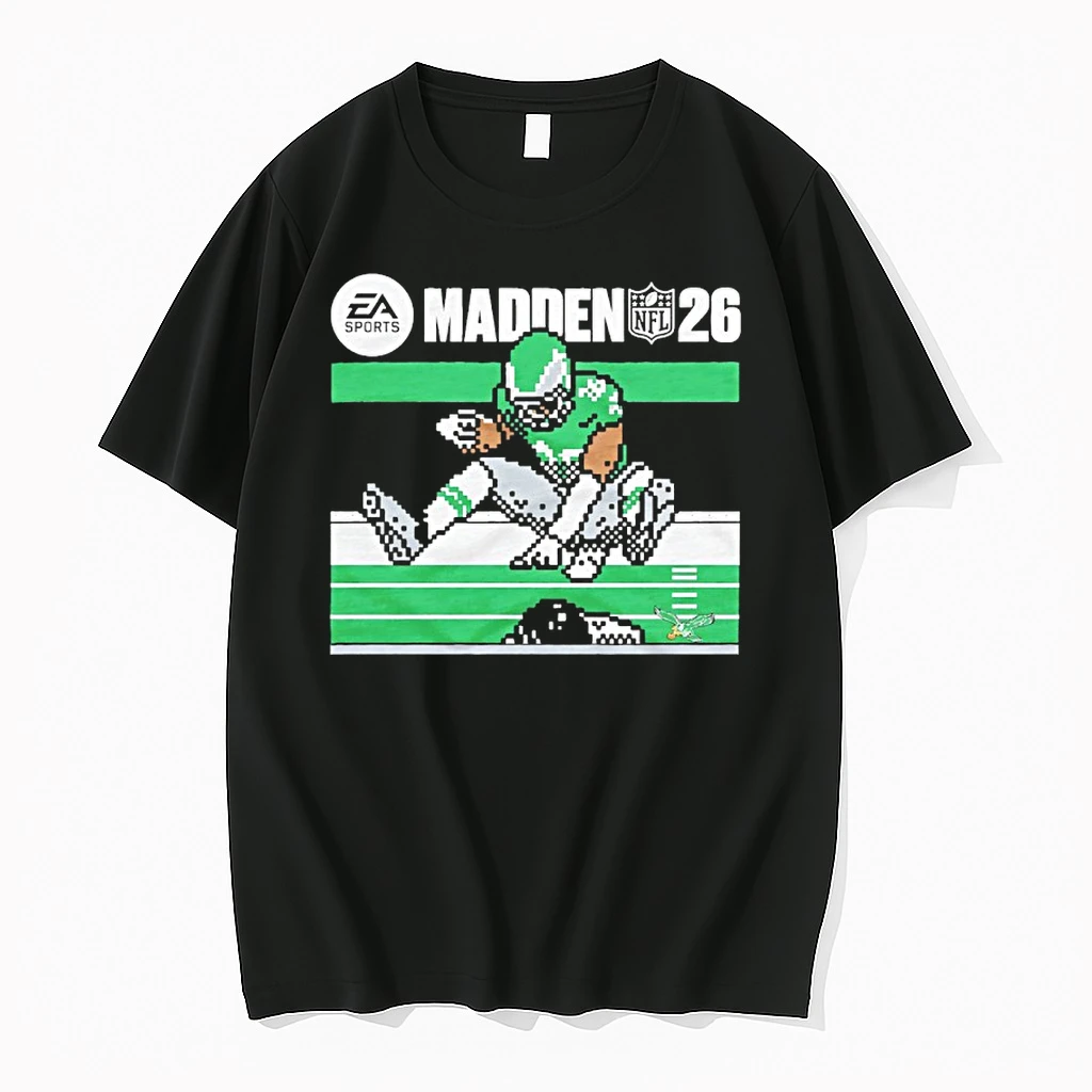 Saquon Barkley 2025 Nfl Ea Sports Madden 8 Bit Retro Shirts
