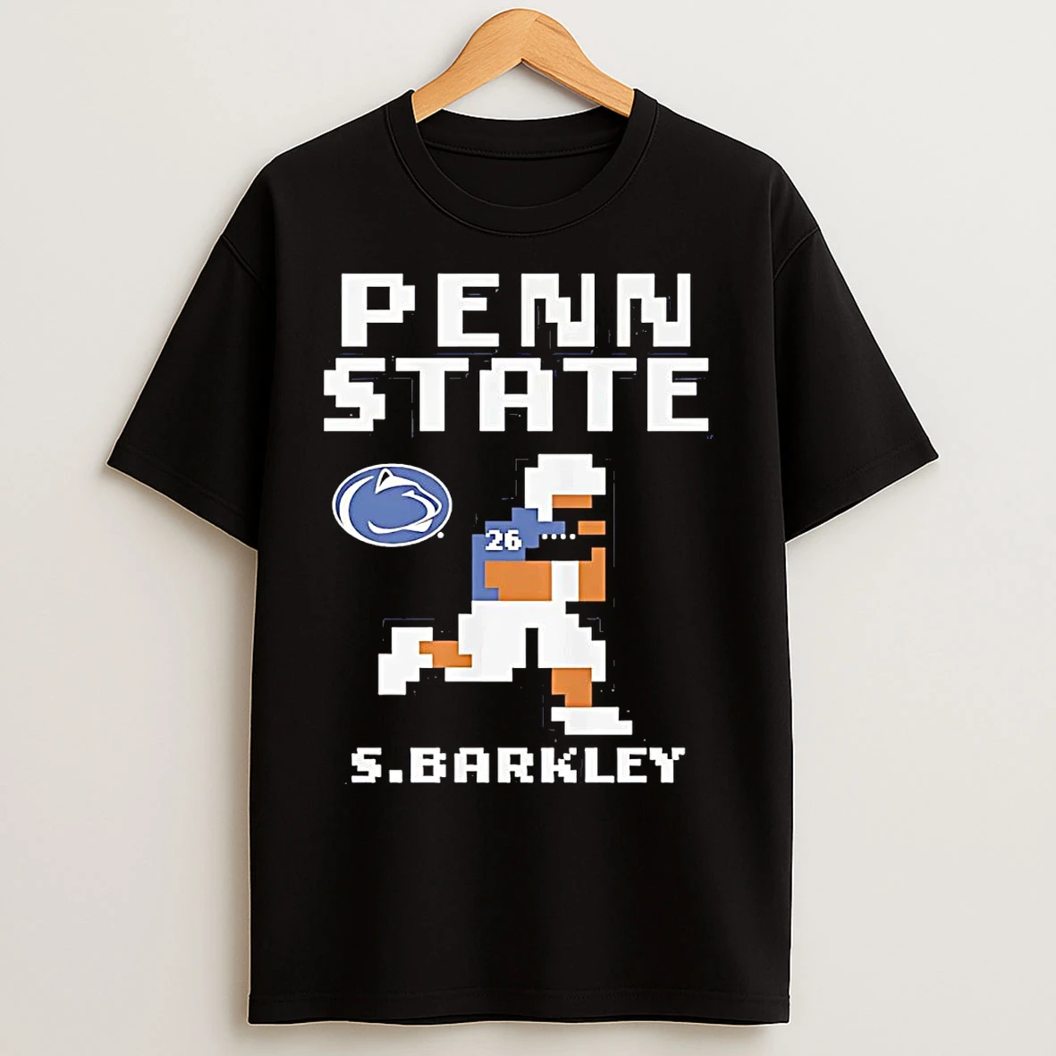 Saquon Barkley 8 Bit Penn State Nittany Lions T Shirts