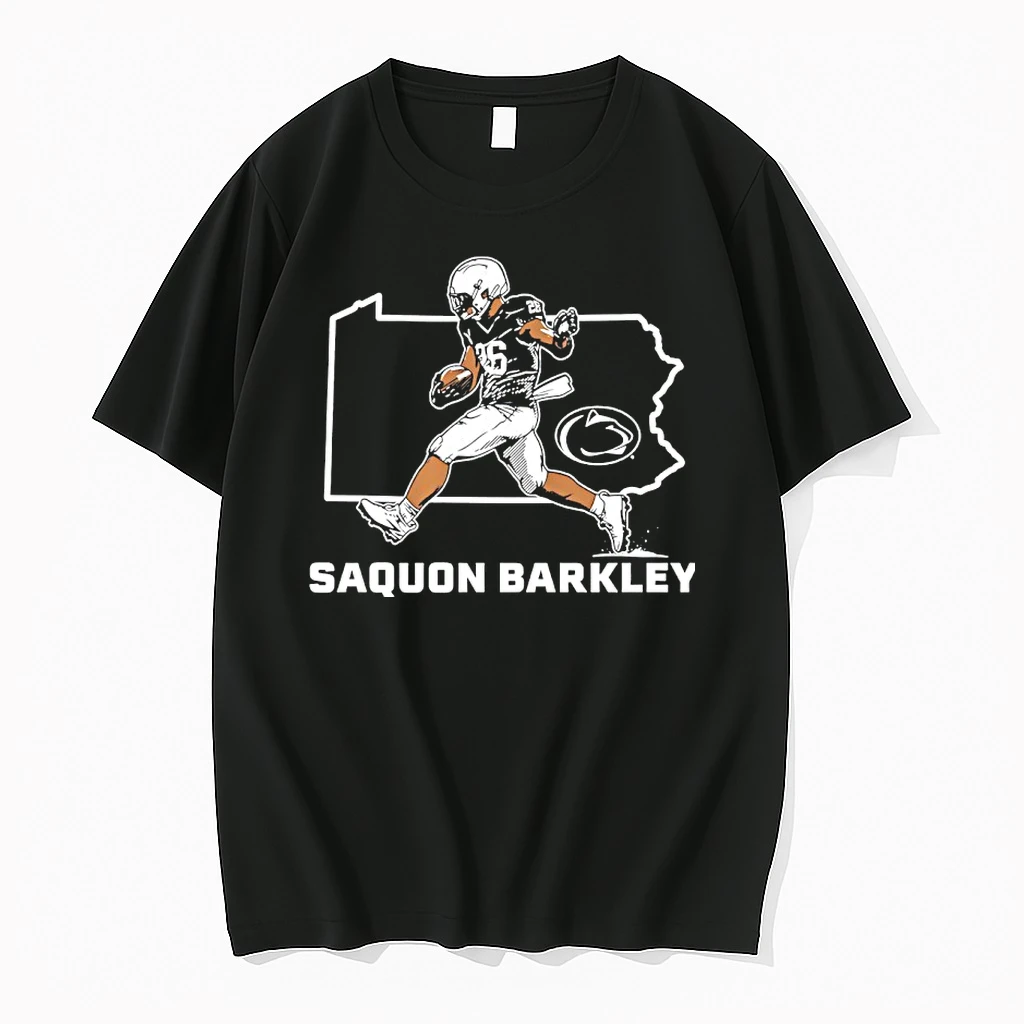 Saquon Barkley State Star Penn State Nittany Lions Football Shirts